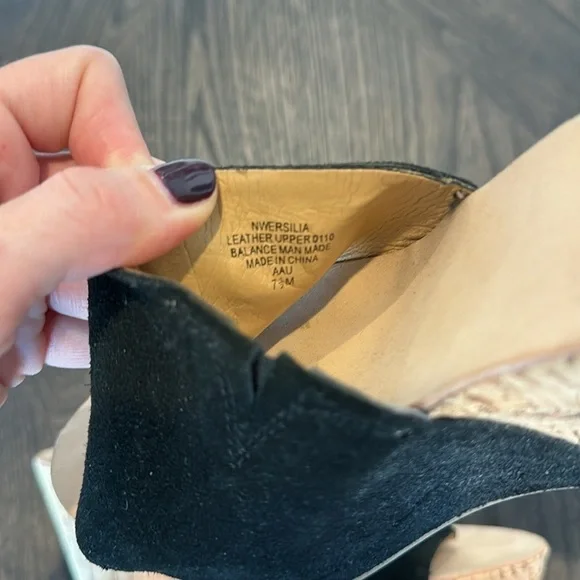 Nine West Cork Wedges Size 7.5 - Picture 4 of 5